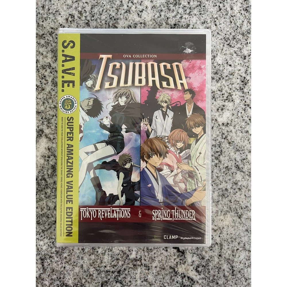 Tsubasa Ova Collection Tokyo Revelations & Spring Thunder Brand New DVD Anime